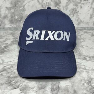 Srixon Hat Cap Blue Strap Back Casual Outdoor Golfer Adjustable PGA Tour